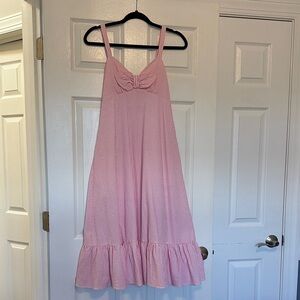 Kate Spade Pink Striped Maxi Dress